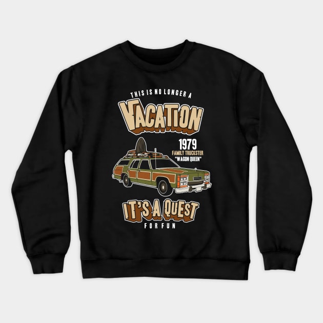 National Lampoon's Vacation, Wagon Queen Family Truckster Crewneck Sweatshirt by VintageArtwork